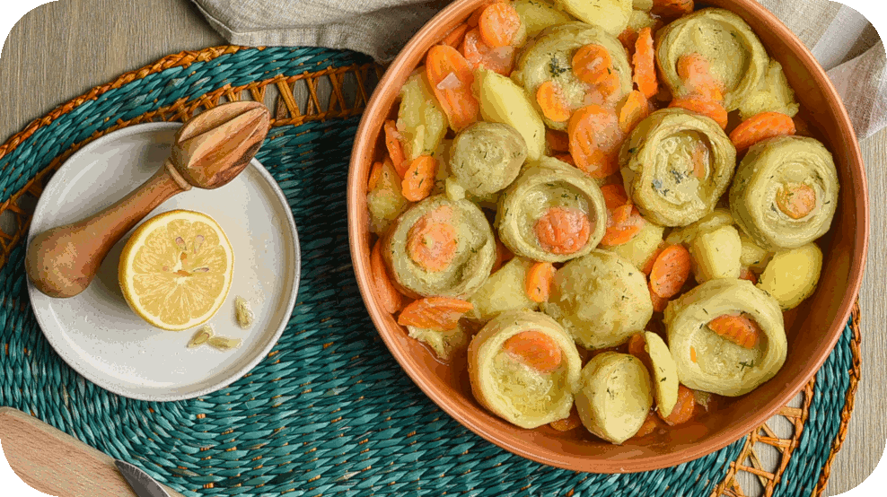 Artichokes ala Polita - "Let's Cook"